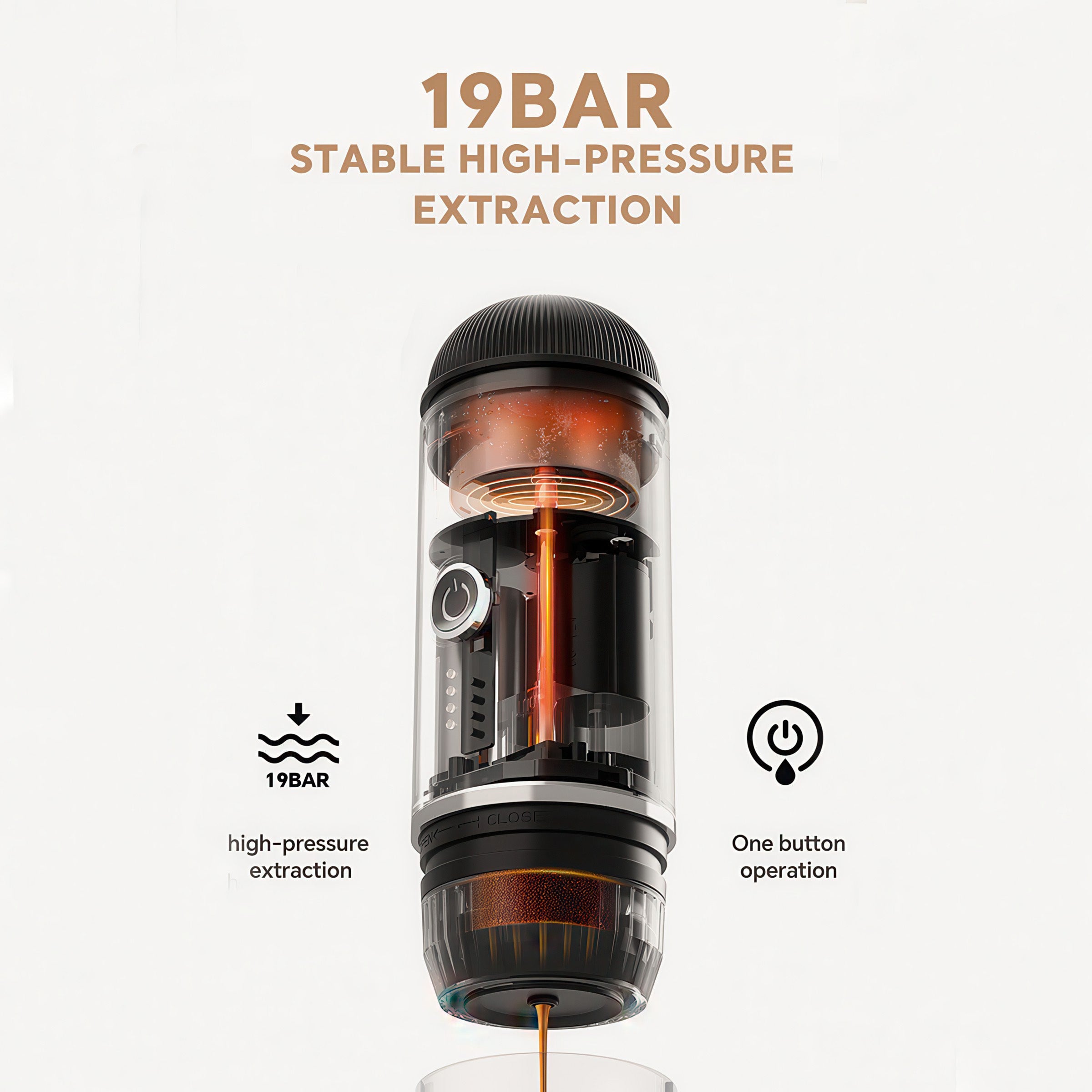 Portable Electric Espresso Coffee Maker
