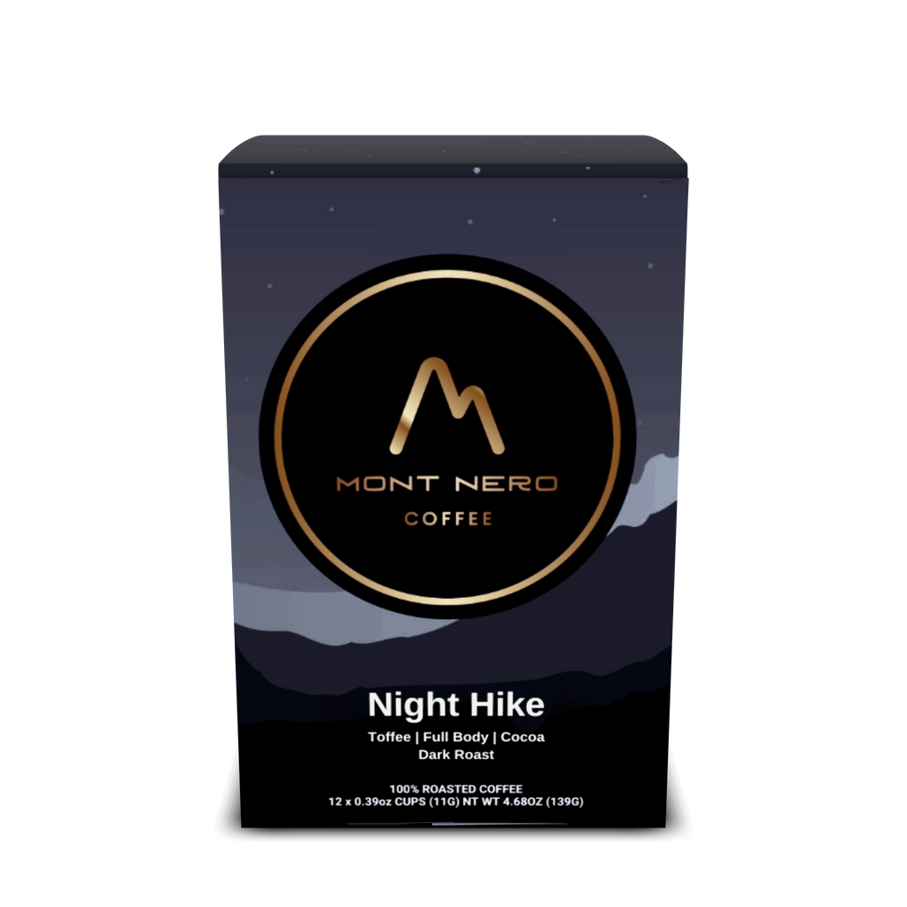 Night Hike - K Cup -  Dark Roast Blend - Toffee, Full Body, Cocoa