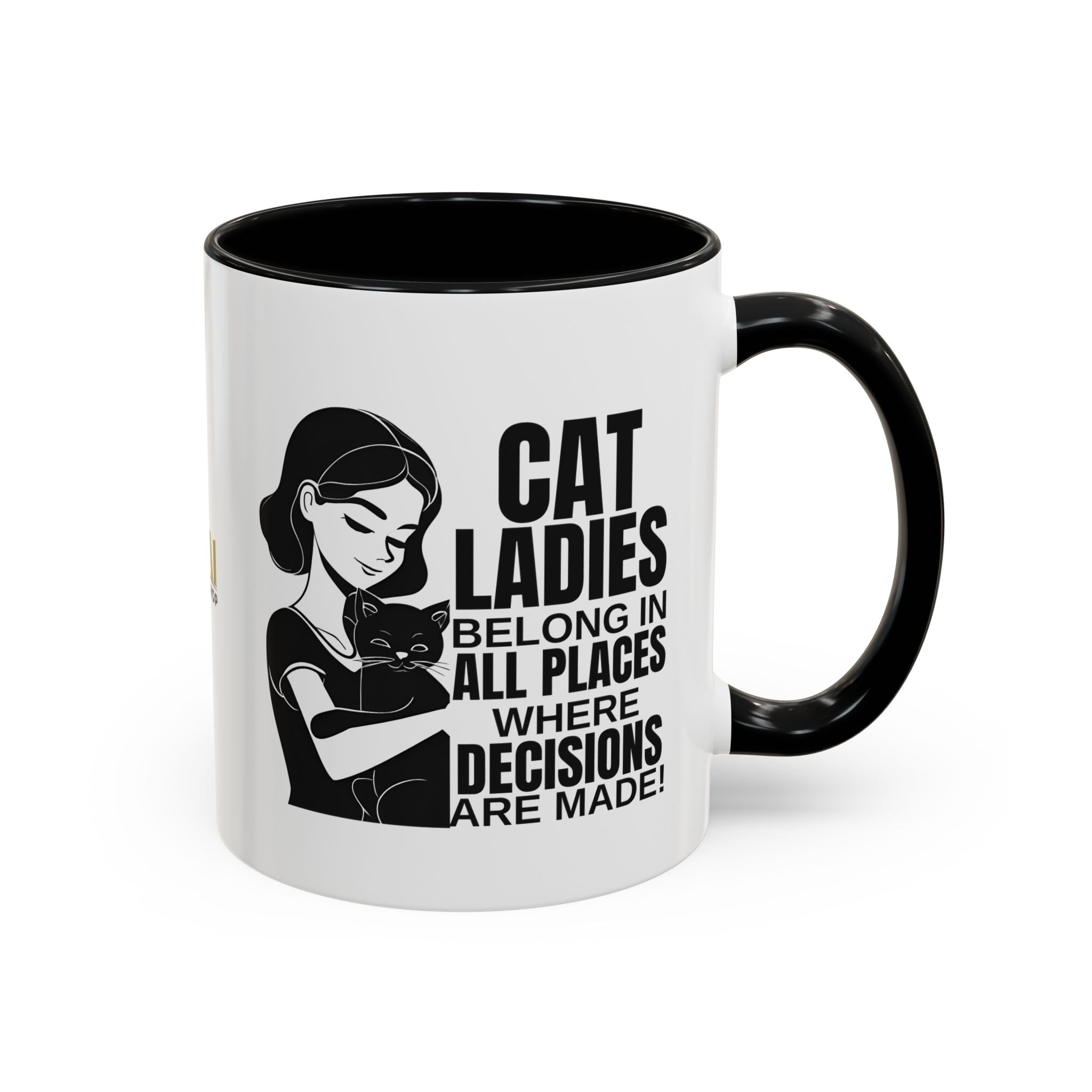 Cat Ladies Belong Accent Mug