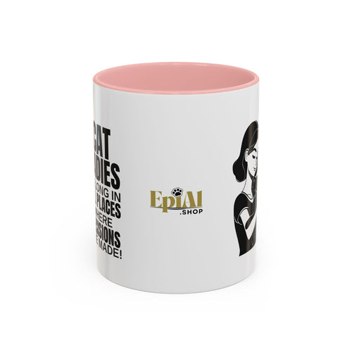 Cat Ladies Belong Accent Mug