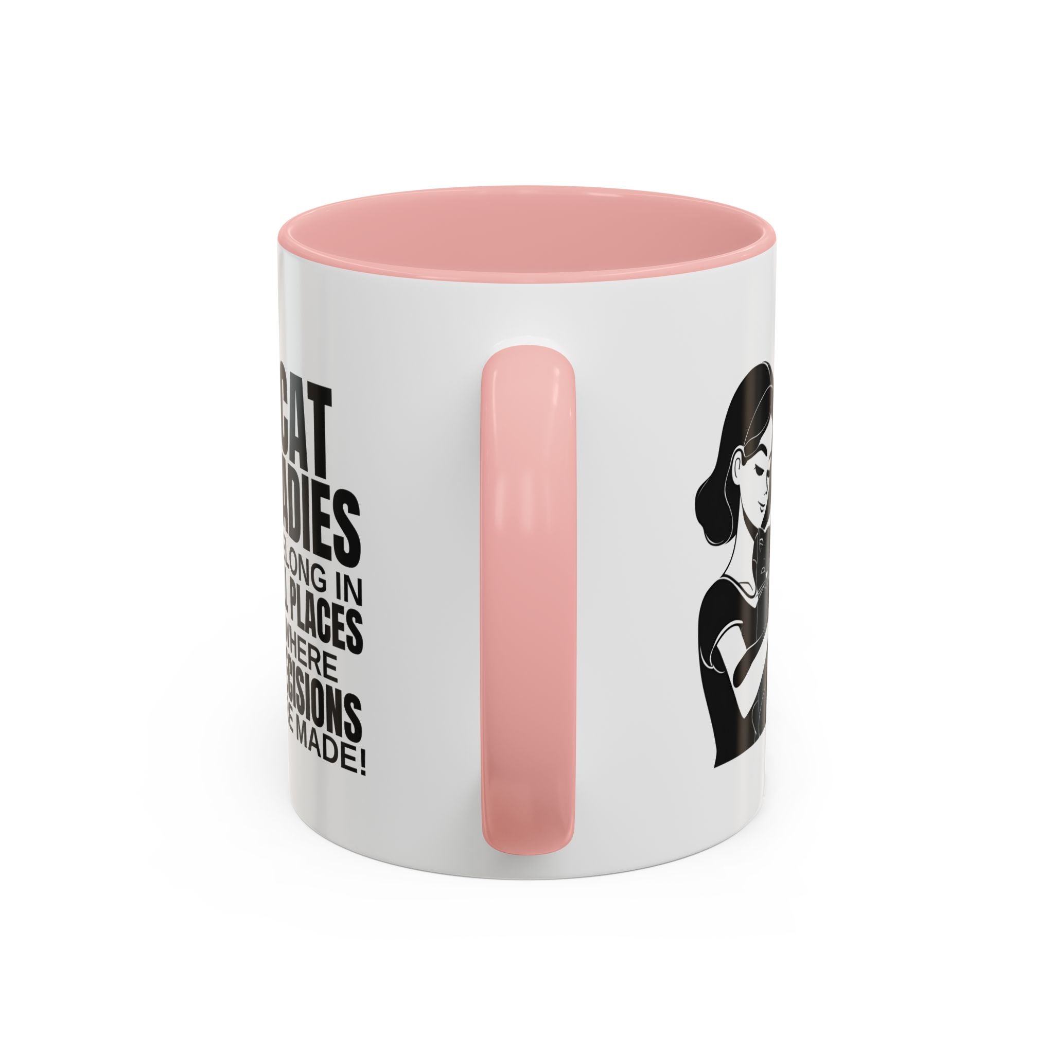 Cat Ladies Belong Accent Mug